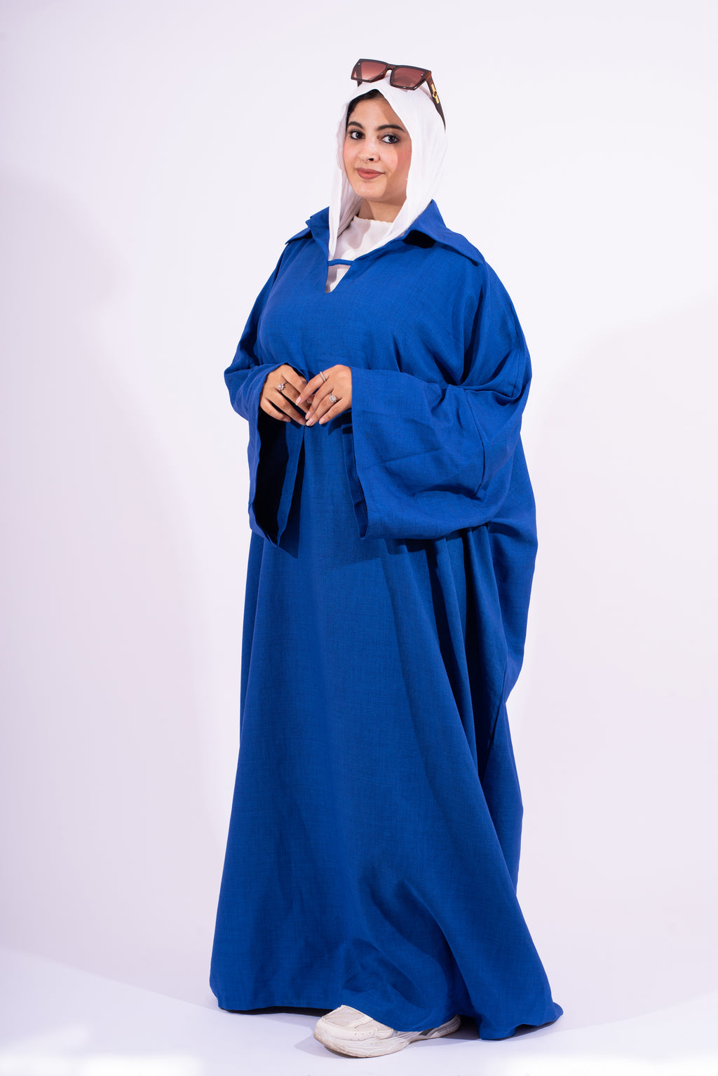 دريس قطن محجبات زرقاء