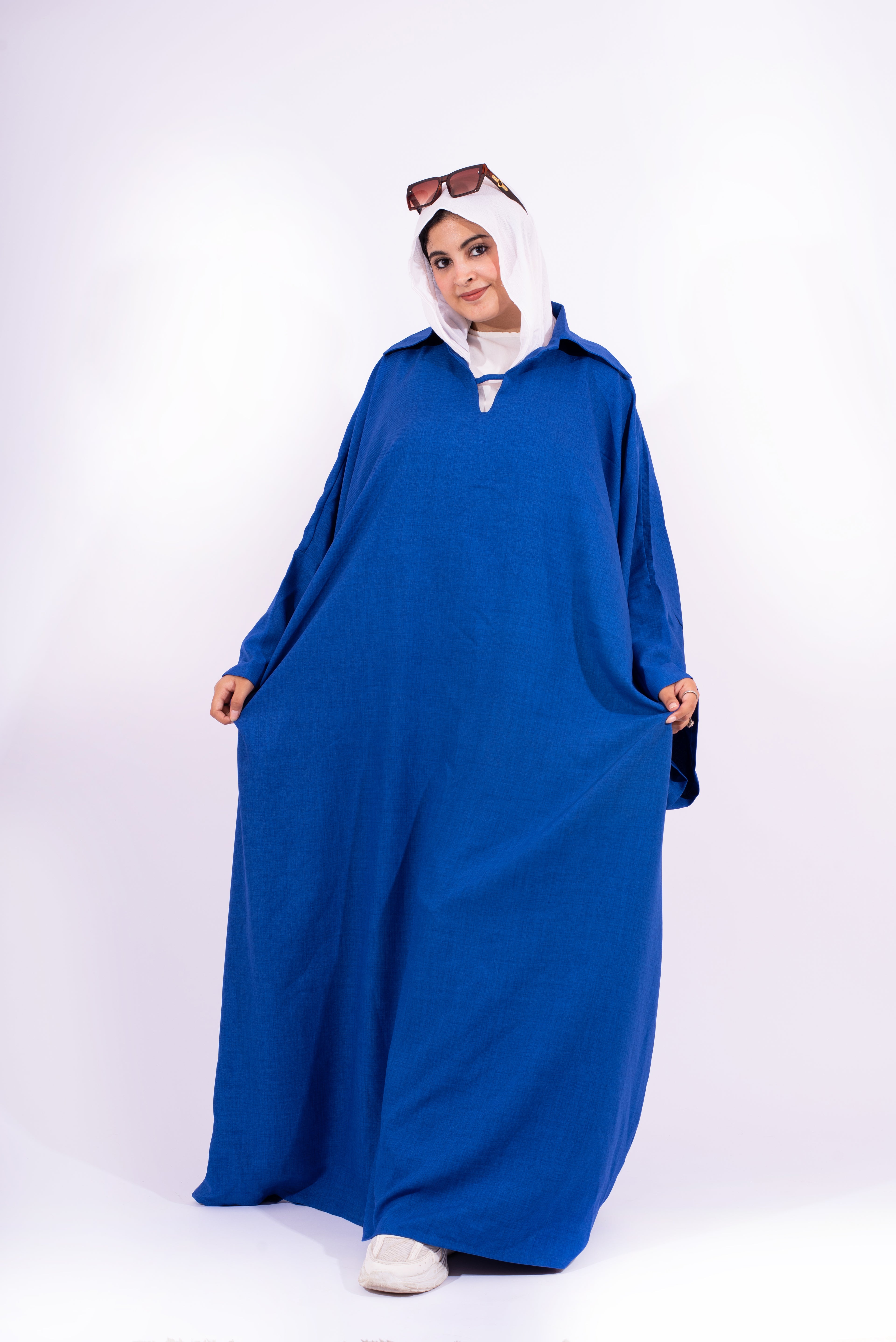 دريس قطن محجبات زرقاء