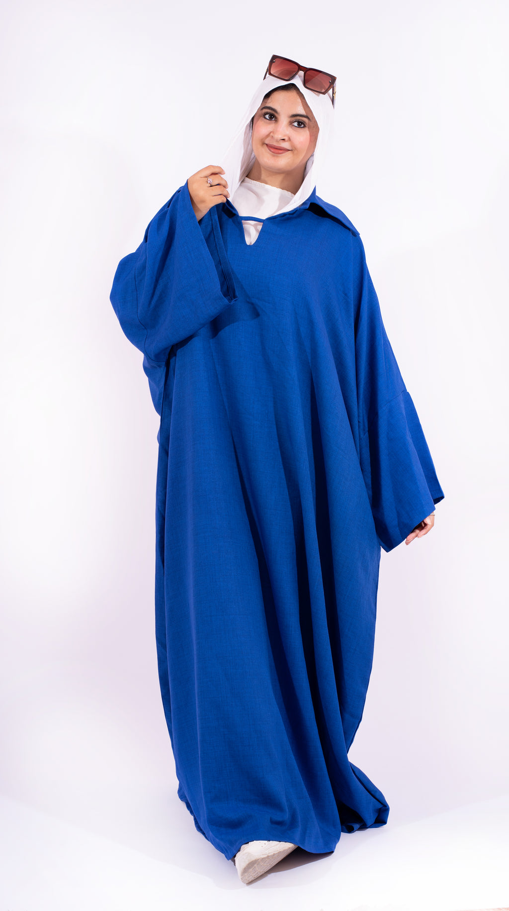 دريس قطن محجبات زرقاء